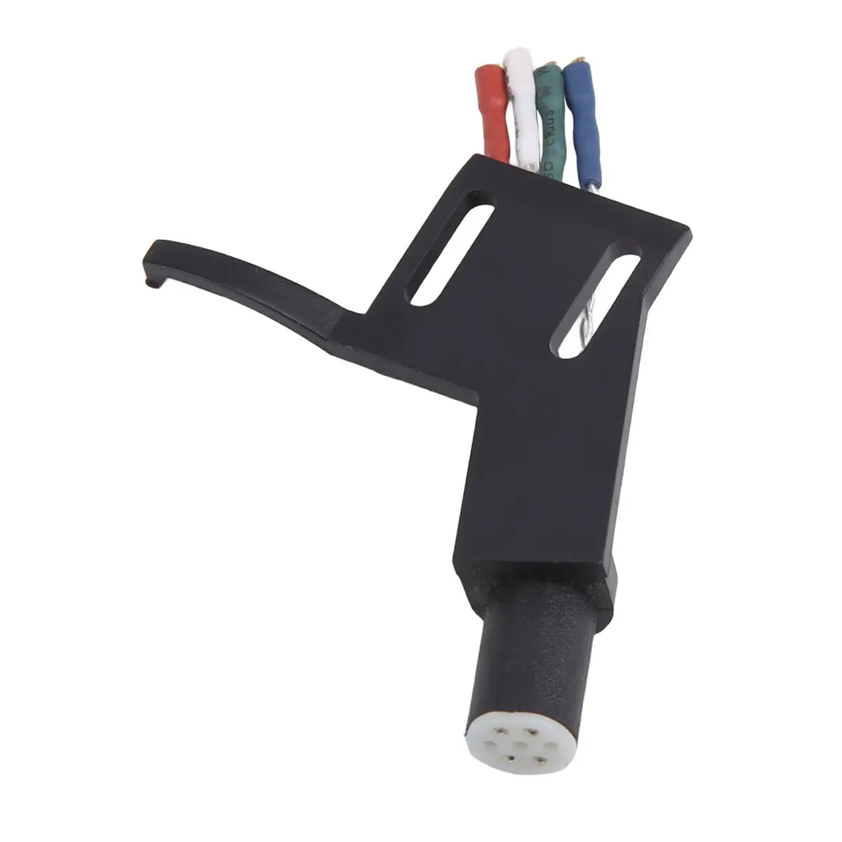 T34C Turntable Cartridge Stylus Headshell Thread Line 7 Holes for LP Vinyl Record Player Bracket