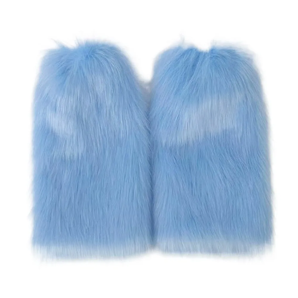 

Fashion Y2K Winter Leg Warmers Foot Cover Harajuku Plush Leg Coverings Lolita JK Kawaii Long Stockings JK Accessories