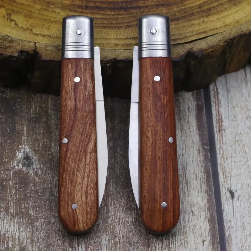 Cuchillo plegable de bolsillo multifuncional de acero, herramienta EDC, apertura de letras, pelado de cables, pesca, camping, nuevo, 2024