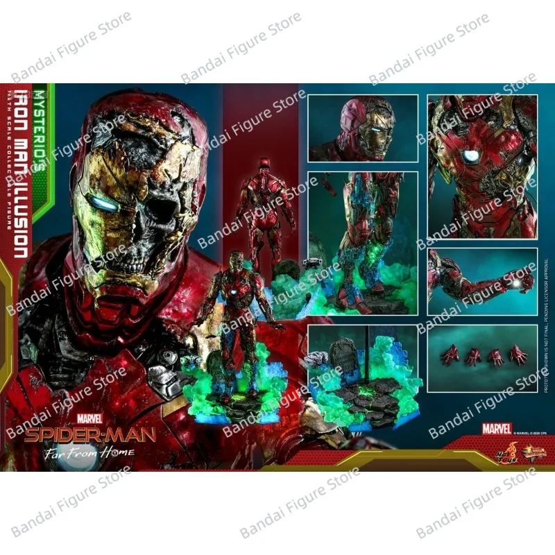 

HT HotToys MMS580 1/6 Mysterio's Iron Man Иллюзионная версия Фигурка Человека-паука вдали от дома Фильм 12-дюймовая модель солдата