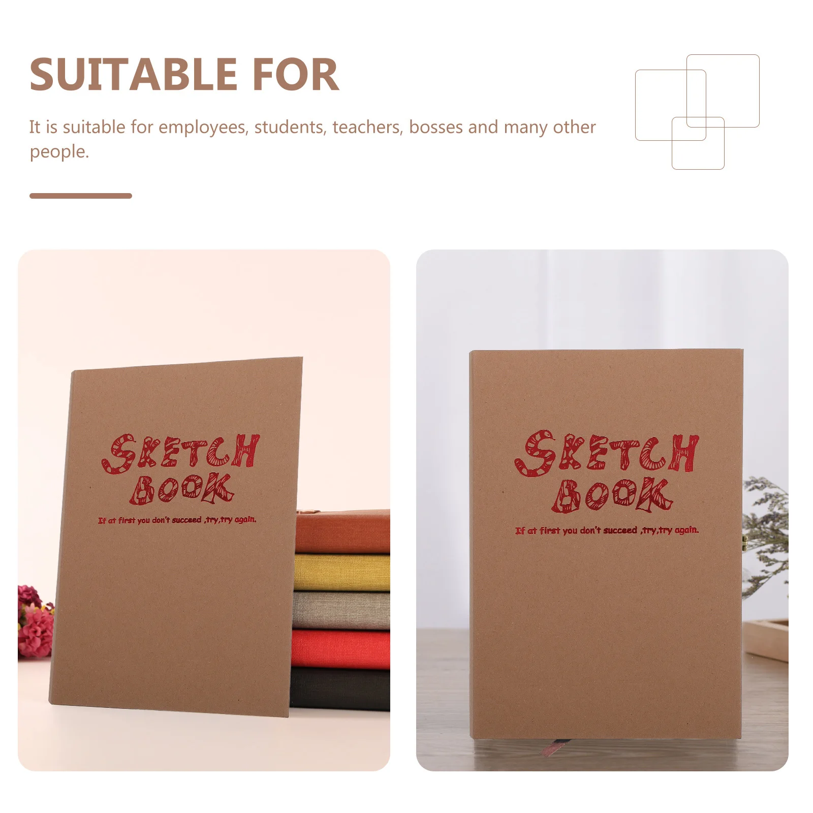 كتاب رسم بسيط، صفحات شديدة التحمل تمنع الأشباح، ربط قوي مخيط، مثالي لمجلة السفر، ملاحظات الشعر، الرسم اليدوي