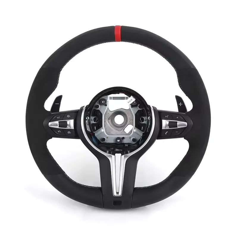 

For BMW M Series Leather Steering Wheel With Paddles Upgrade Fit M3 M5 F20 F22 F23 F30 F33 F34 X1 F48 X5 F15 X3 F25 F80 E90 E70