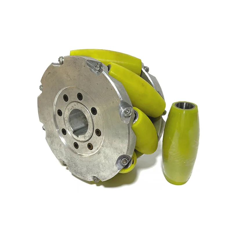 Payload 150kg 6 Inch AGV Wheels Heavy Industrial Omni Polyurethane Robotic Wheels 152.4mm Mecanum 6 Inch Mecanum Wheels