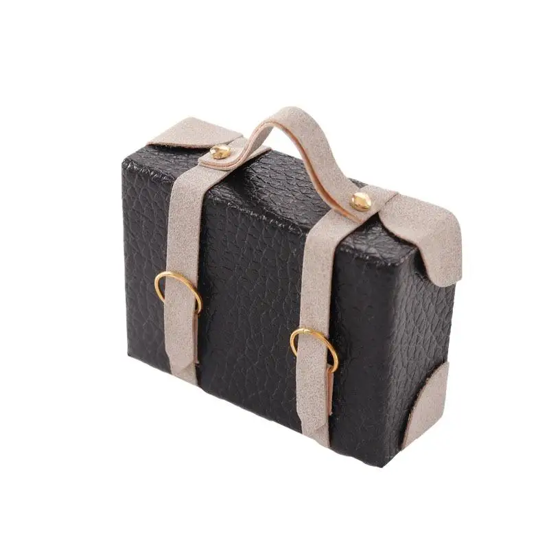 [JN]1:12 Valigetta in miniatura per casa delle bambole Modello di valigia Decorazione Accessori per casa delle bambole giocattolo
