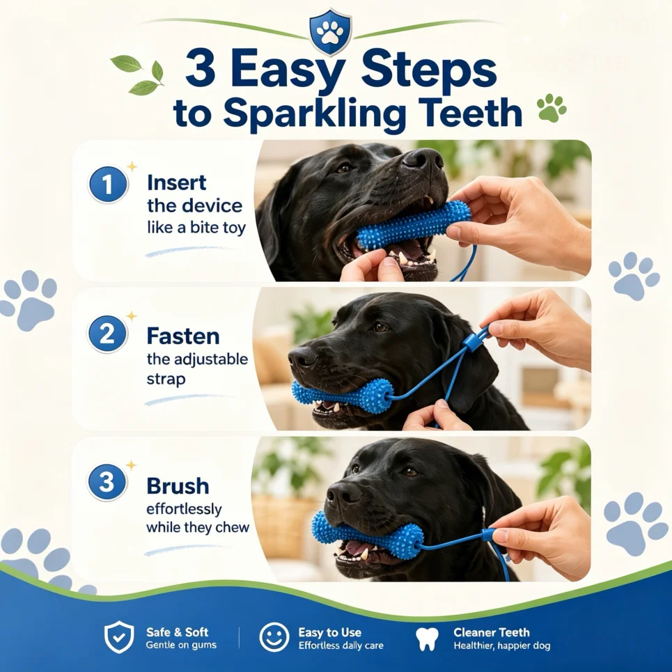 Dog Chew Stick Quick Teeth Brushing Design Pet Dental Cleaning Oral Care Puppy Chew Toy