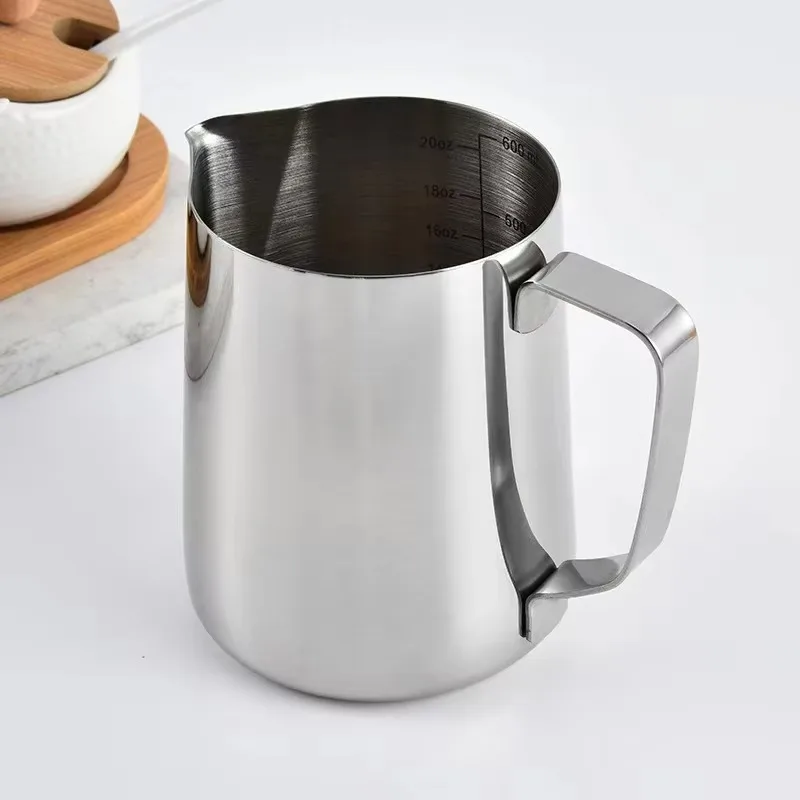 

Professional 304 Thickened Stainless Steel Coffee Latte Art Cup Metal Material Personal and Machine Use