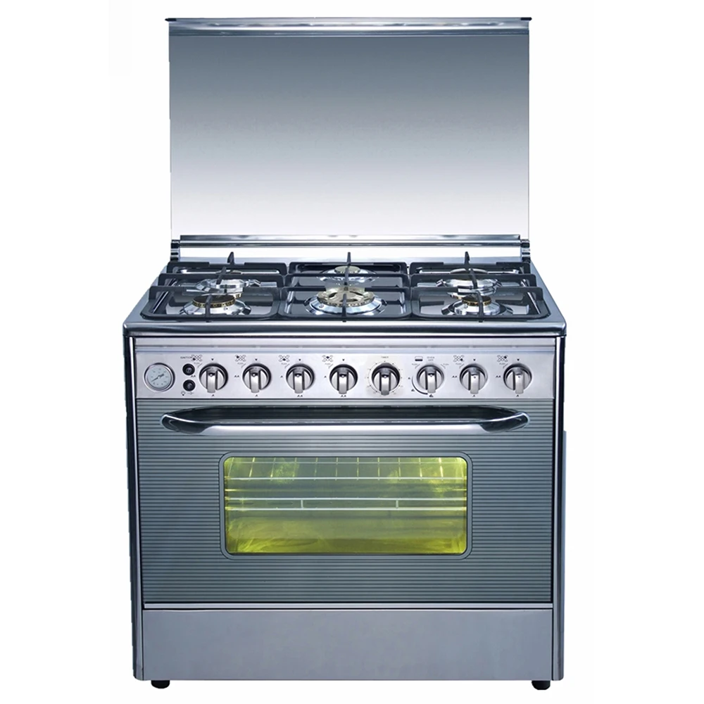 36 inch commercial gas range with oven for restaurant kitchen,6 burners gas cooker with oven grill  6 burner gas rang stove