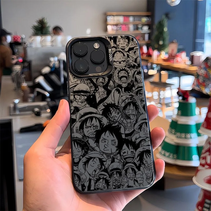 

Cool Black Ones Piece Luffys Phone Case for Xiaomi Redmi Note 7 8 9 9S 10 11 12 13 14 15 Pro Plus 4G 5G Anti Fall Matte Back