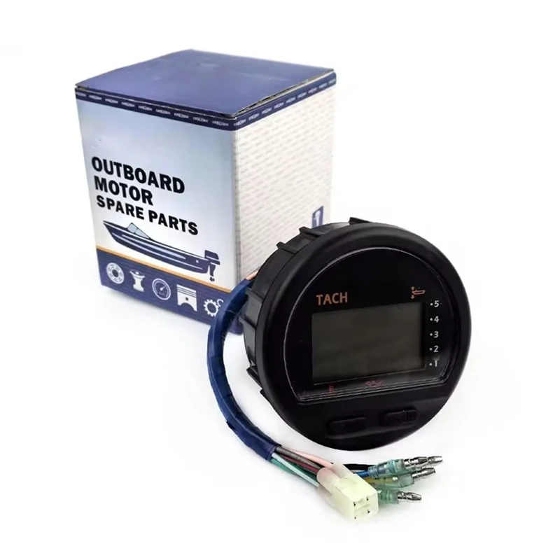 

NEW-6Y5-8350T-01 Digital Multi-Function Tachometer Gauge And Harness For 225HP 250HP Outboard Motors Engine