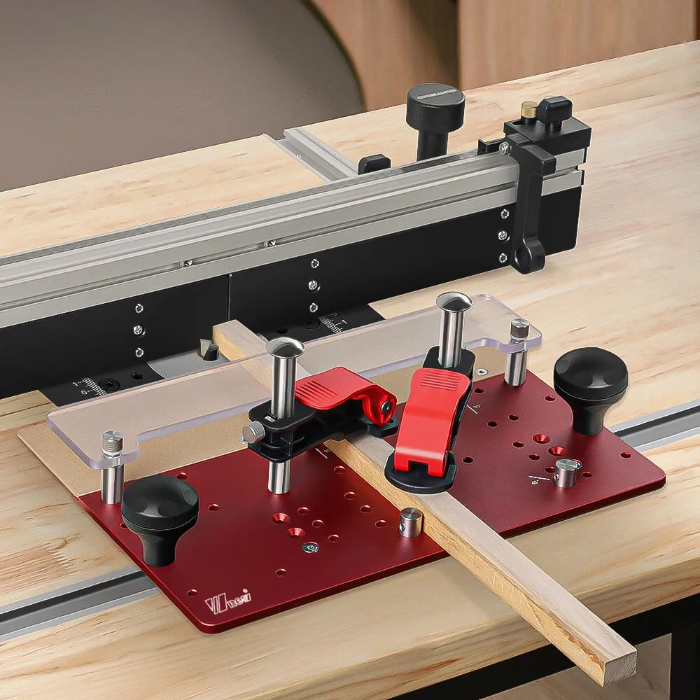 WNew Router Table Rail Coping Sled Tools  Hooked On Wood Precision Router for Cabinet Door Joints / Drawer