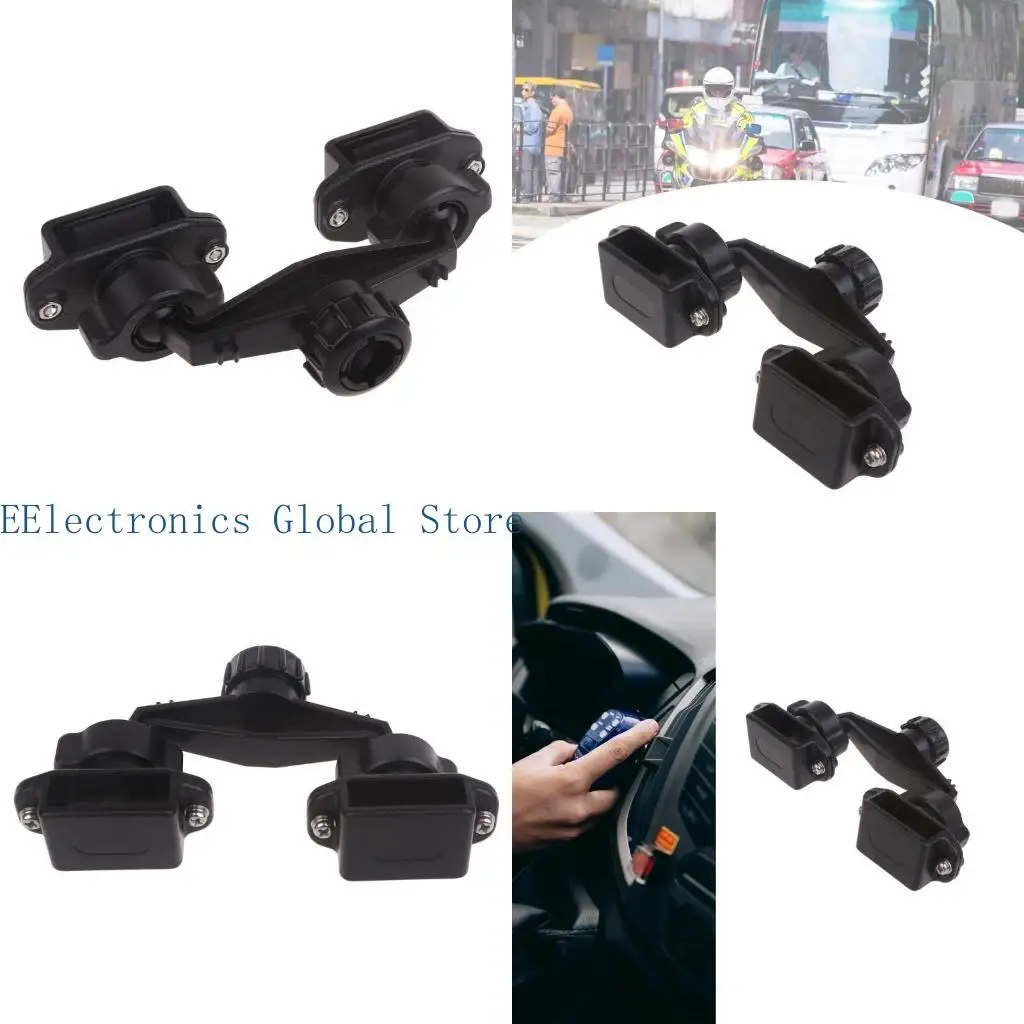 

462B Compact Vehicle Mount ABS Car Mount Holder for Portable Communication Devices