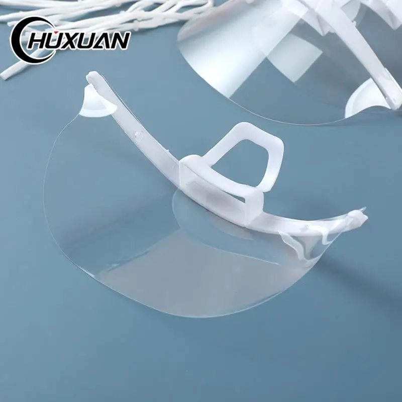 5pcs Transparent Safety Mask Catering Waiter Chef Anti-Fog Hygiene Masks Special Food Plastic Kitchen Restaurant Sanitary Tools