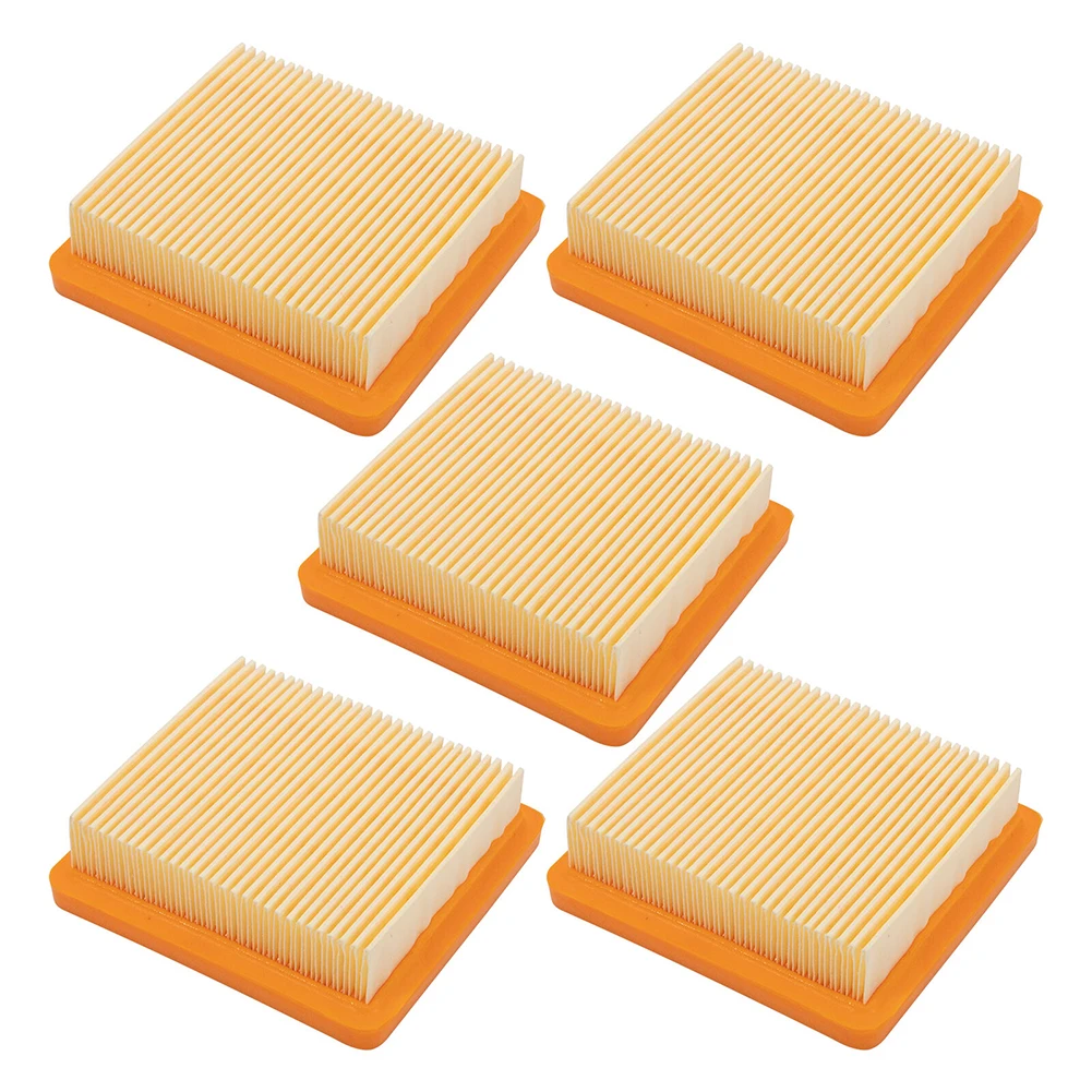 5PCS Air Filters Replacement 4180 141 0300 4180-141-0300 41801410300 For Trimmers KM91R KM131 FS89 FS91 FS111 Air Filter