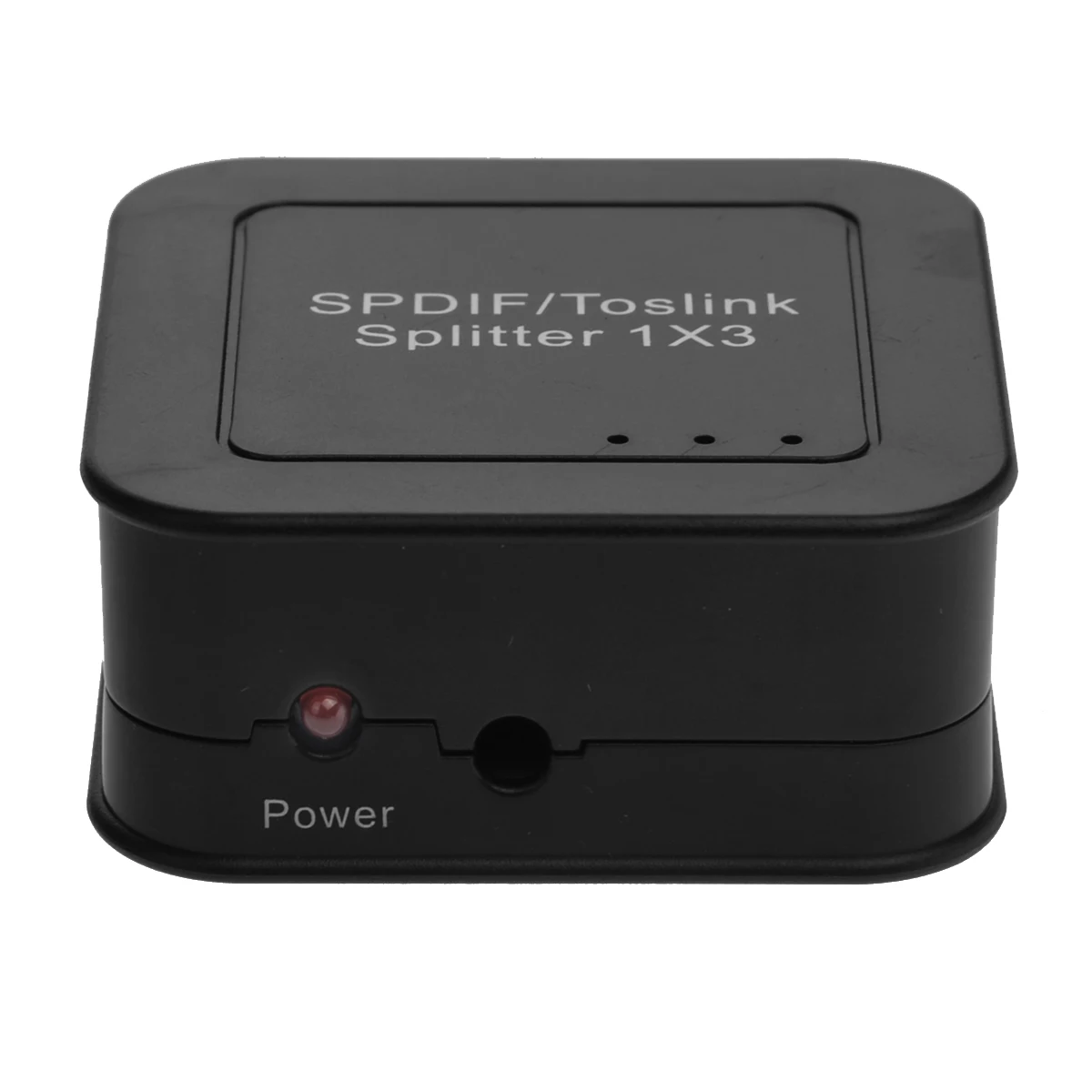 

Fiber Optical Splitter 1 In 3 Out Digital Spdif Digital Optical Audio Splitter Amplifier 54Mm Black Support Lpcm2.0