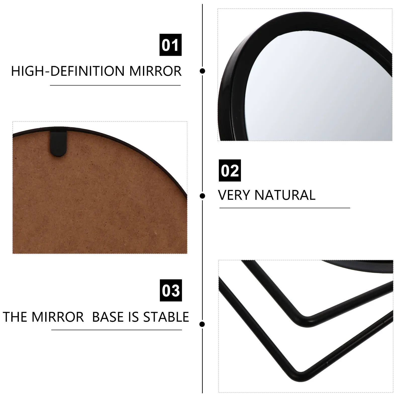 

Dressing Metal Makeup Tabletop Mirror For Bedroom Desktop Dressing Table Mirror Countertop Dresser