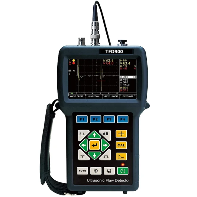 The TFD900 is an ultra-light handy UT instrument of outstanding performance TG TFT display of full WVGA resolution