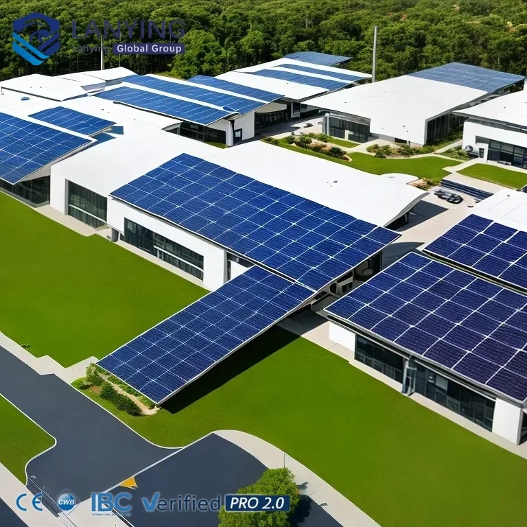 Turnkey BIPV Solar Roof Integrated Steel Structure Warehouse with High Power Output for Industrial Factory