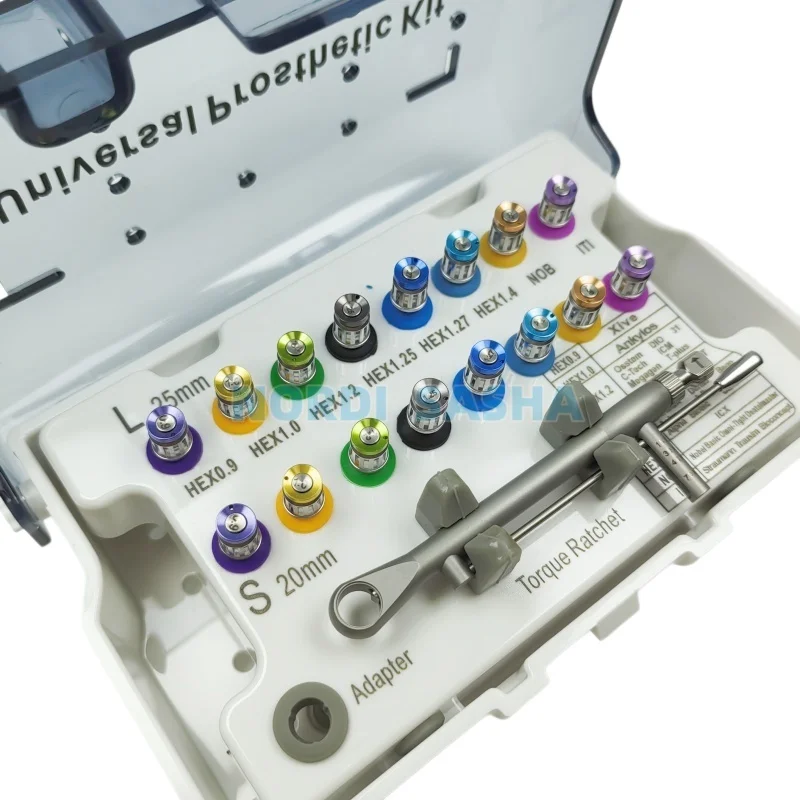 

Dental Universal Implant Torque Wrench Kit and Screwdriver For Straumann Ankylos Anthogyr Osstem Dentium Cortex Icx Nobel