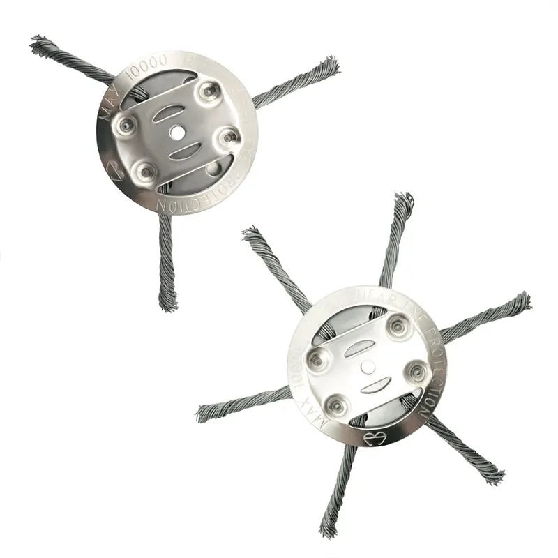Imagem -02 - Lusqi-lithium Lawn Mower Head Universal Grass Trimmer Remoção de Cabeça de Erva Daninha Brushcutter Power Tools Peças para Home Garden