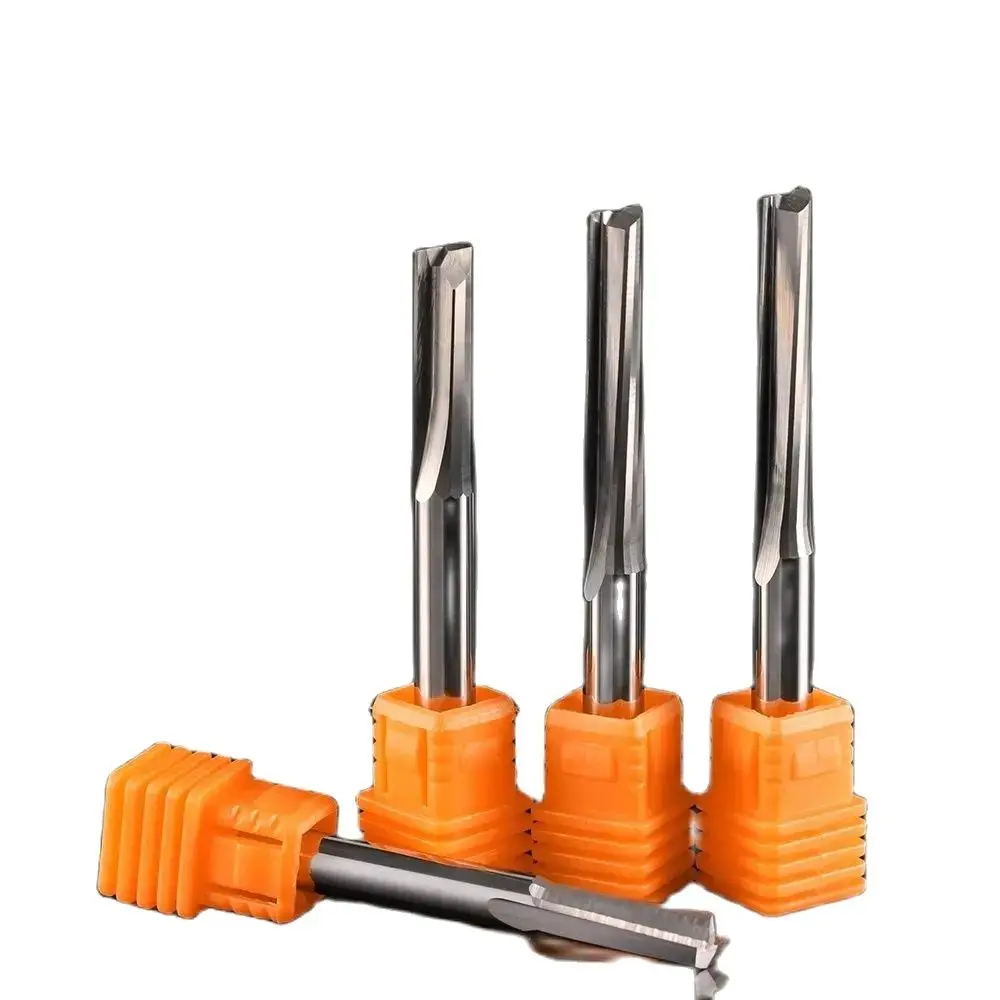 

Прямой Фрезерный резак Weitol серии 5A, 6 мм, с двумя канавками, фрезы из карбида вольфрама с двойными канавками для резьбы по дереву