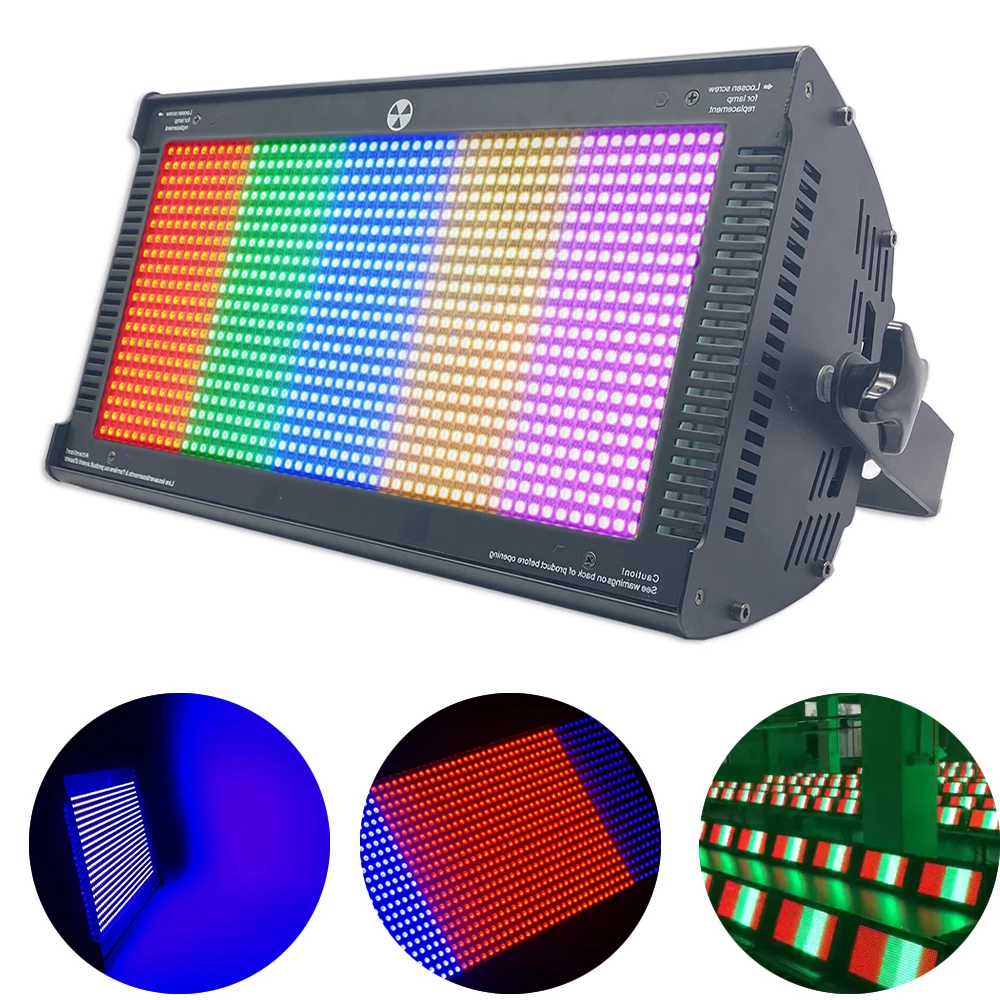 led atomic strobe light 3in rgb rdm dmx wash lighting para dj disco barhome party performance de palco profissional 1000w 01