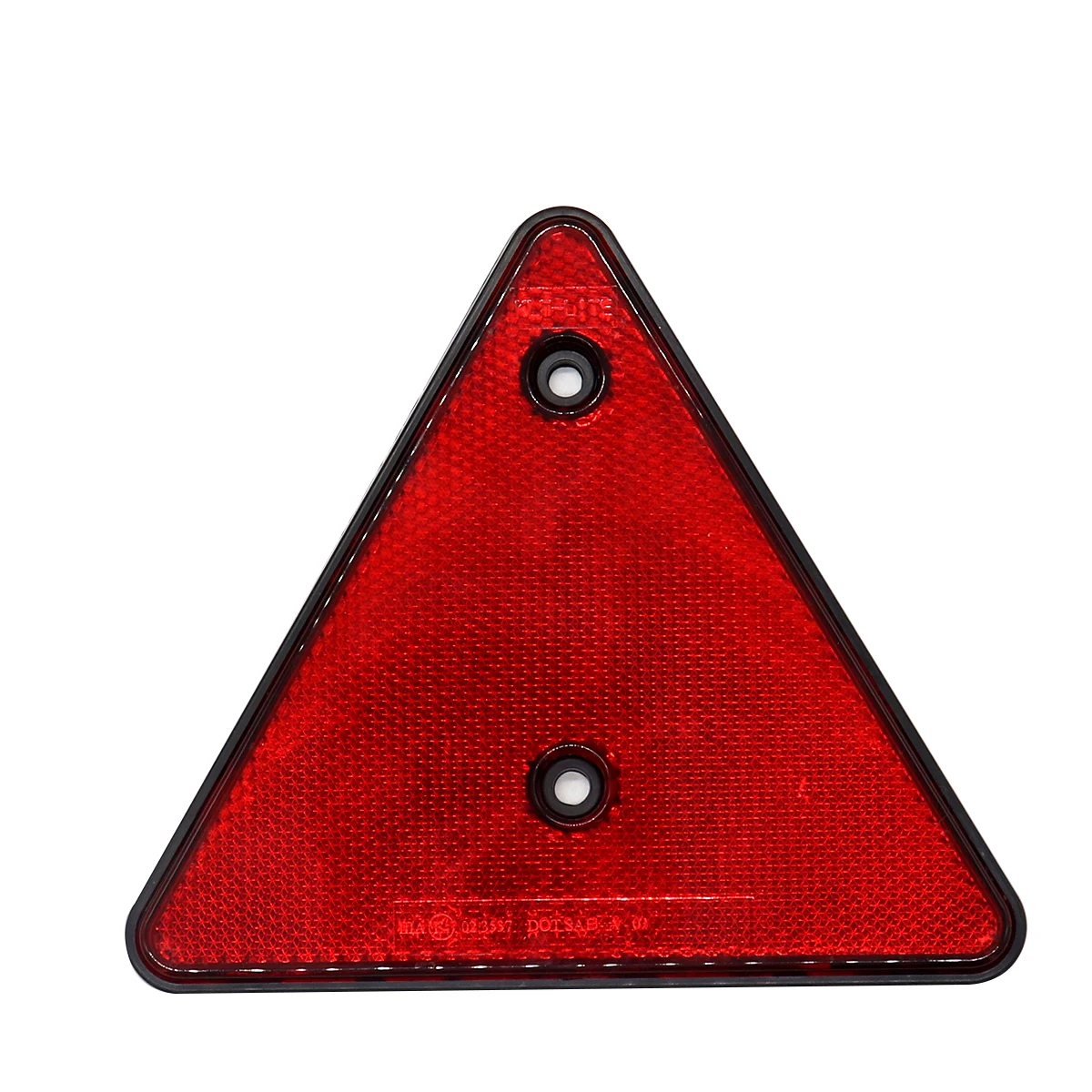 

Red Truck Reflector Board High Visibility Safety Warning Sign Ip67 Waterproof Durable Auto Reflective Triangle Plate For Cars