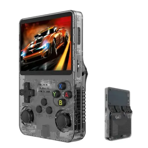 R36S Retro Game Console Handheld Video Arkos 2.0 System 3.5 Inch Single Card Portable Pocket Video Player 64GB 128GB 20000 Games