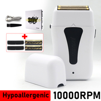 JUCAIPRO MINICANDY 10000RPM Electric Shaver Man Oil Head Double Foil Cordless Professional Barber Razor Hair Trimmer JC10000