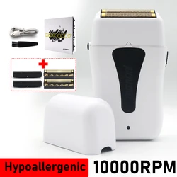 JUCAIPRO MINICANDY 10000RPM Electric Shaver Man Oil Head Double Foil Cordless Professional Barber Razor Hair Trimmer JC10000