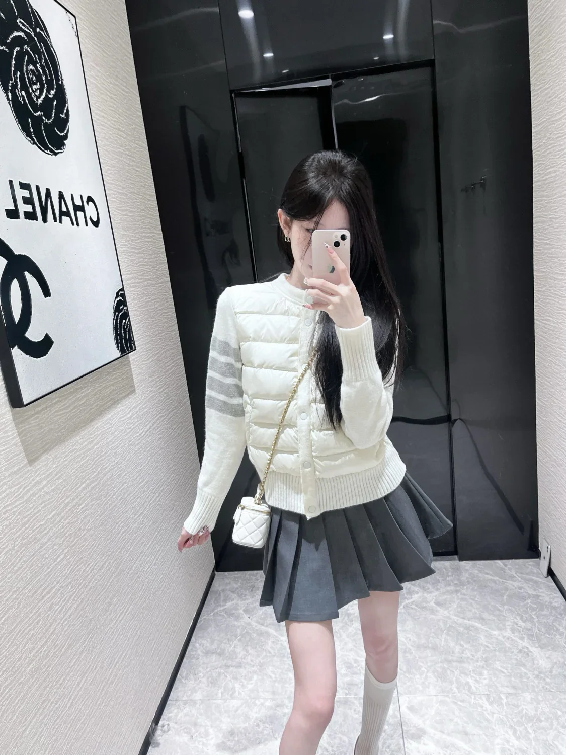 New Jacket Women Golf Wear Winter 2024 High Quality Golf Jacket Thin Light Knit Splicing Together Casual Coat Women Golf Clothes