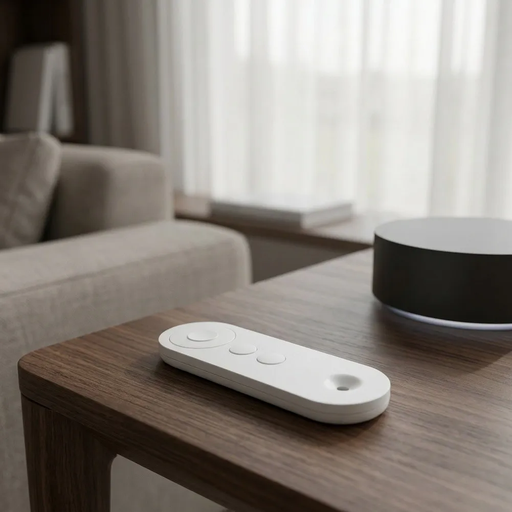Remote Control Unit for Electric Curtain Motors Designed for Use with for Smart for Home Hubs and for Voice Assistant Platforms