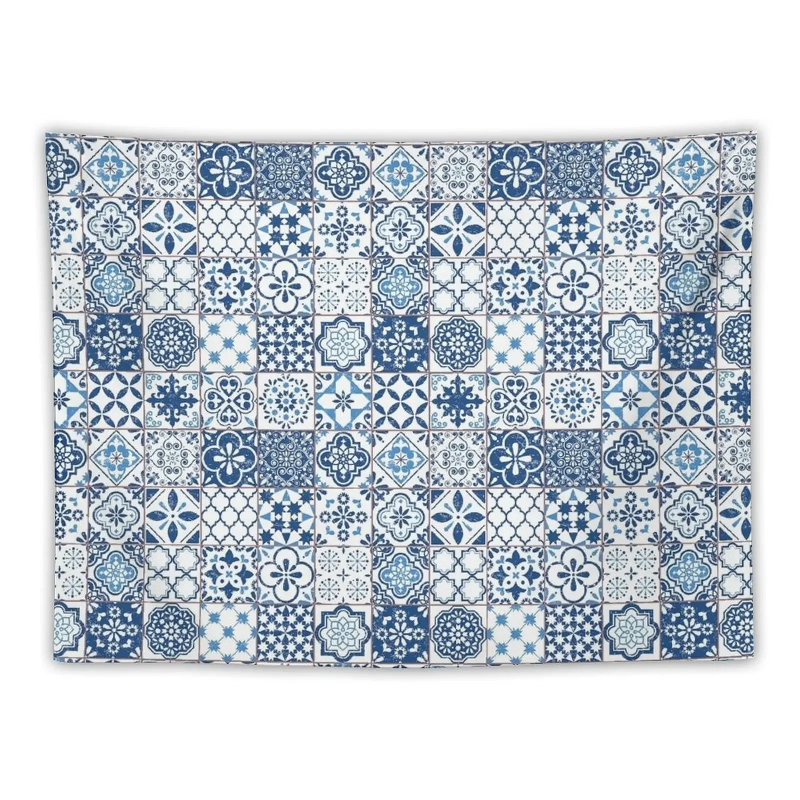 Portuguese Azulejos Tapestry Carpet On The Wall Room Design For Bedroom Room Aesthetic Tapestry