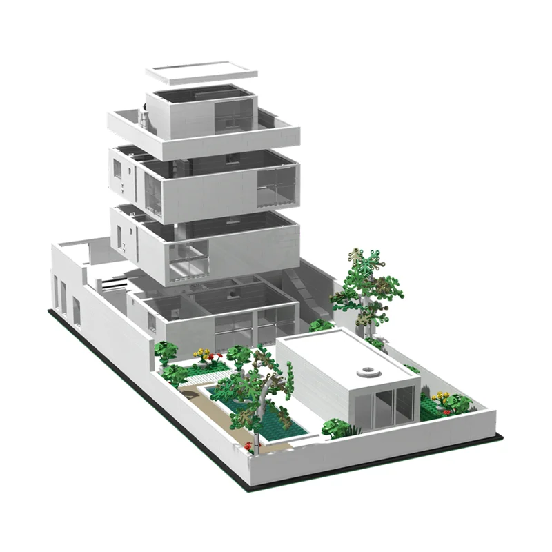 3206 قطعة MOC Turgano منزل حديقة وحدات نموذج اللبنات هدية الكريسماس تجميع فكرة التعليم الطوب الاطفال لعبة عيد ميلاد #2