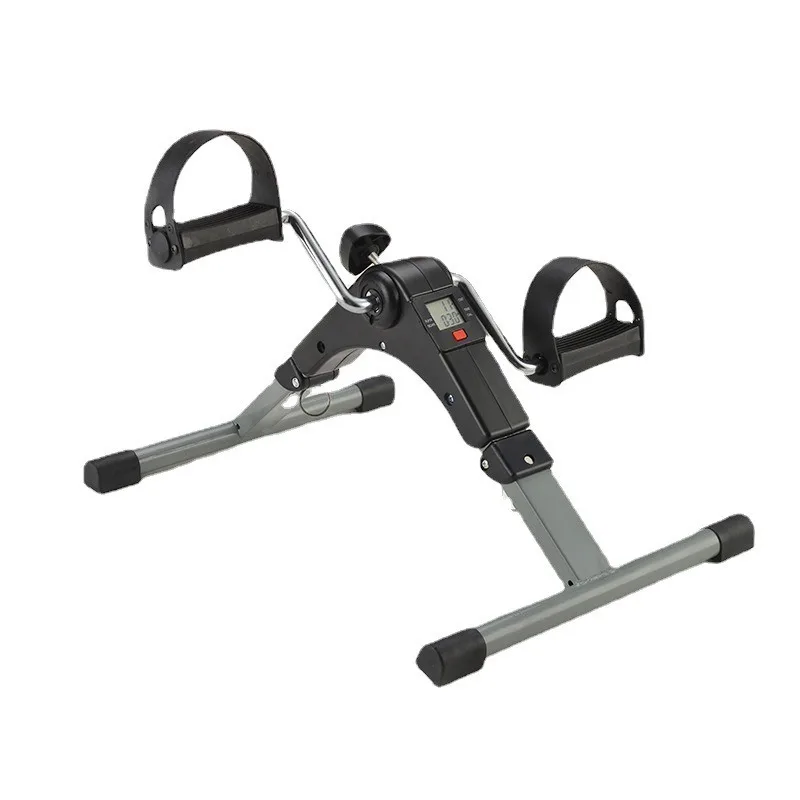 Mini bicicleta ejercicio plegable para ancianos, entrenador piernas para interiores, máquina piernas, equipo ejercicio