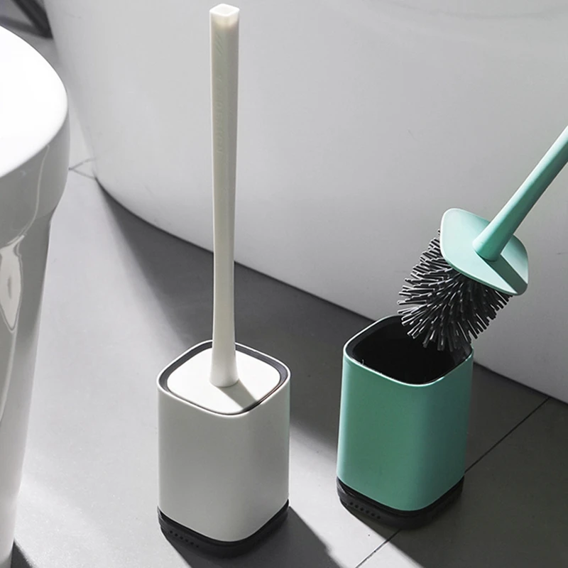 Silicone Toilet Brush No Dead Corners For Washing Toilet Brushes Household Toilet Cleaning Appliances