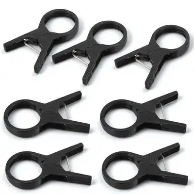 100 Clips de Plástico para Plantas, Pequeños, Ligeros y Resistentes, para Fijar Tallos de Tomate, Uva, Sandía y Plantas Trepadoras en Enredaderas