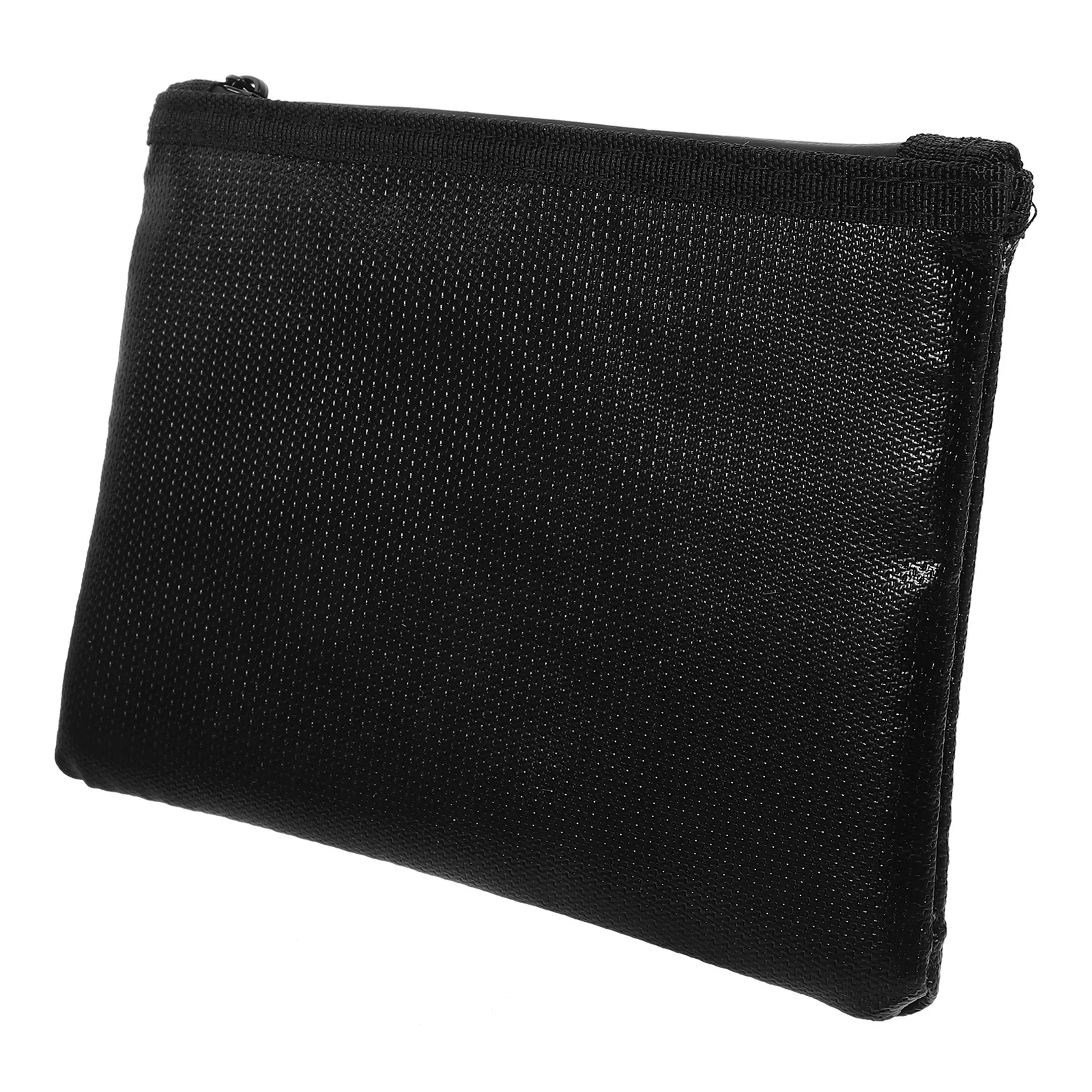 

Fireproof File Bag Waterproof Wear Resistant Document Pouch Multi Purpose Zipper Holder for Certificates Passports Money