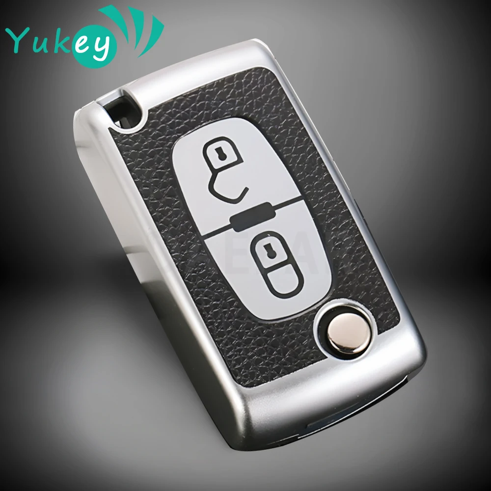 

2 3 Button TPU Key Case Cover for Peugeot Partner Tepee 207 307 308 407 for Citroen C-Crosser C3 C4 Picasso Berlingo Case