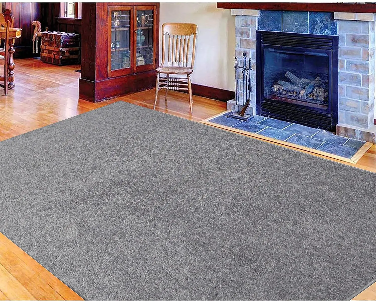 Tierfreund liche einfarbige Teppiche Grey - 7 'Pentagon