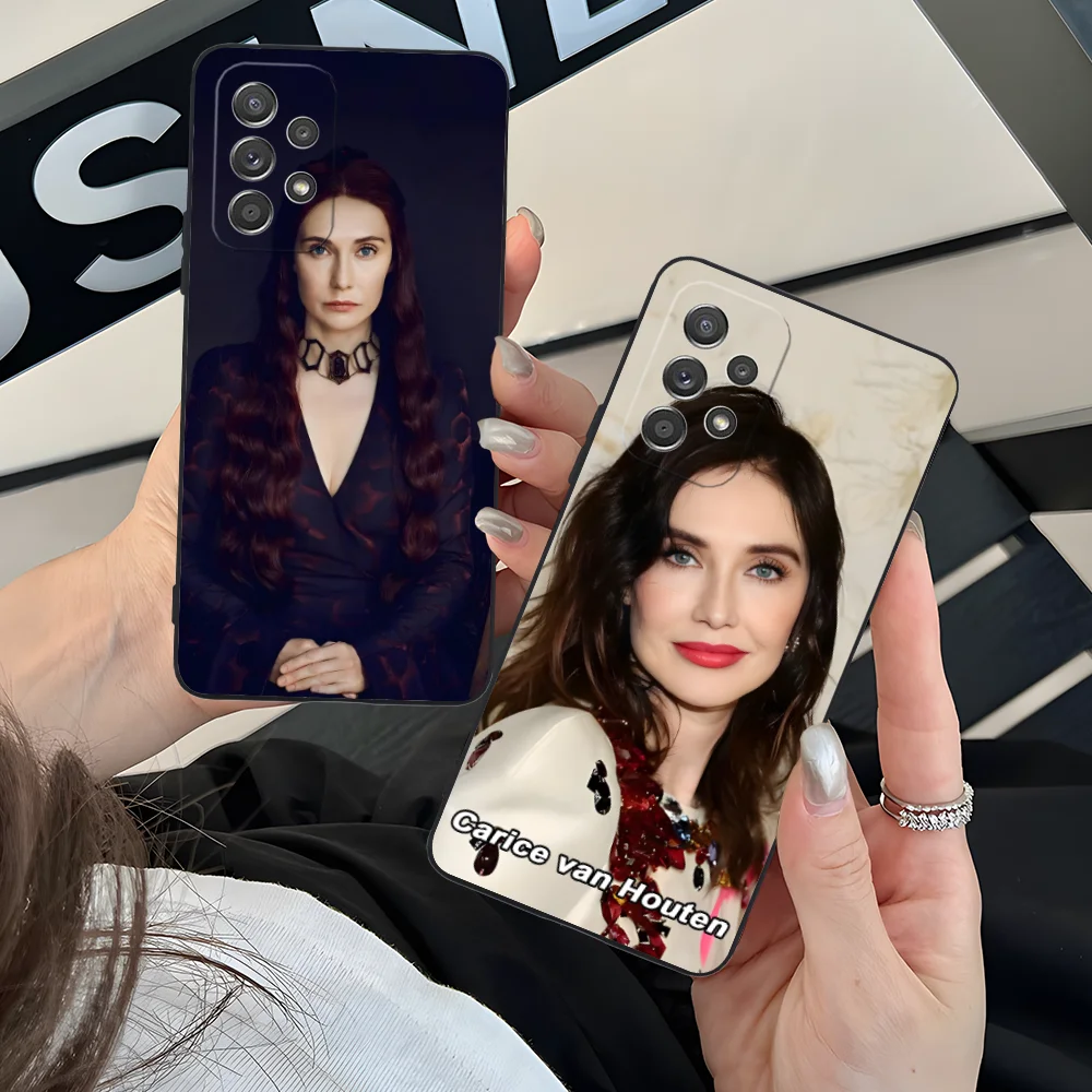 Mobile Carice van Houten Phone Case for Samsung Galaxy A73 72 71 70 55 54 53 52 35 34 32 23 14 13 5G Black Cellphone Smart Cover