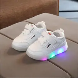 Size 21-30 Children Casual Baby Shoes Glowing Sneakers Kid Led Light Up Toddler Baby Unisex Shoes Sneakers With Luminous Sole K2