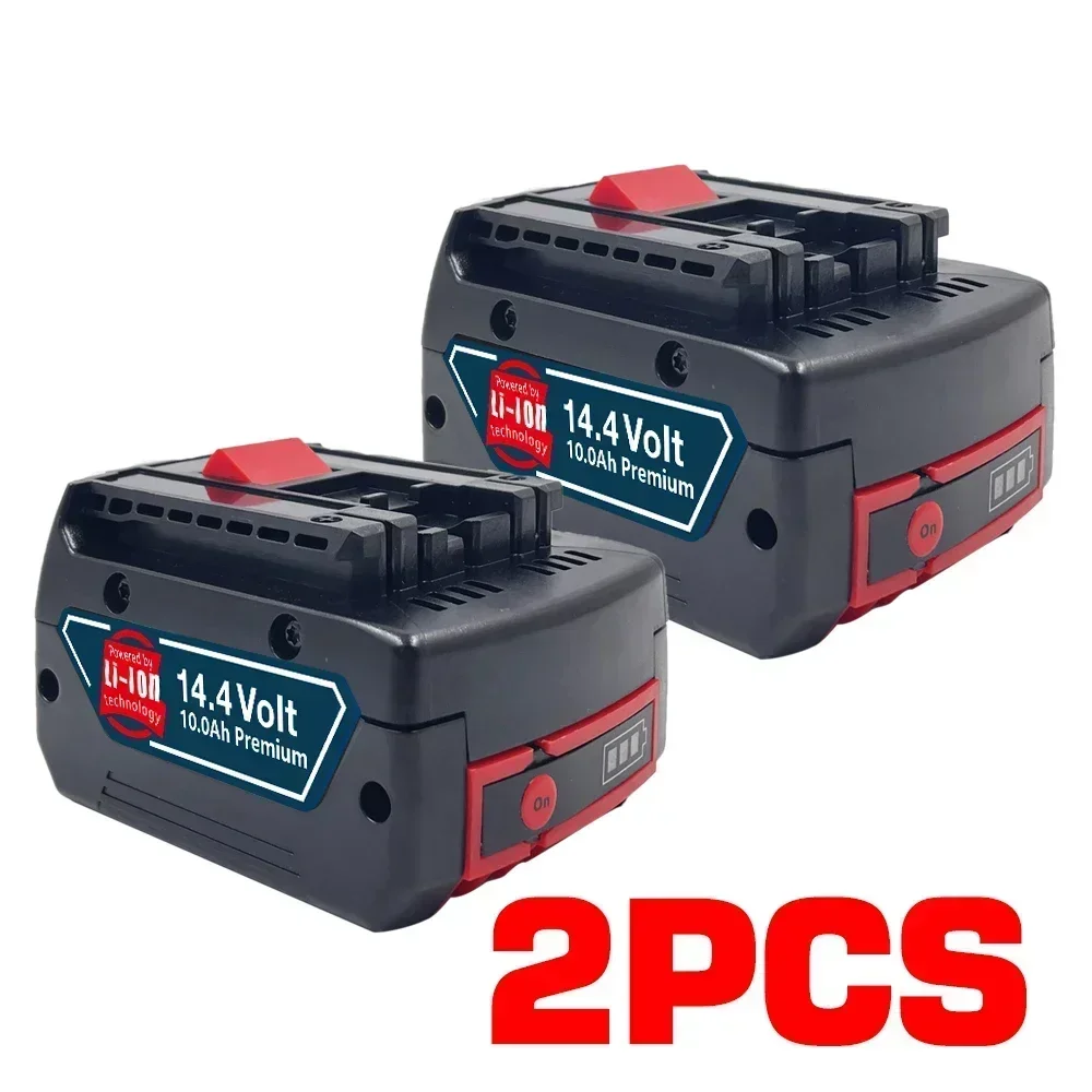 

Original BAT614G Akku 14,4 V 10000mAh Lithium-ionen für Bosch 14,4 V Batterie BAT607G BAT614 BAT614G + Ladegerät