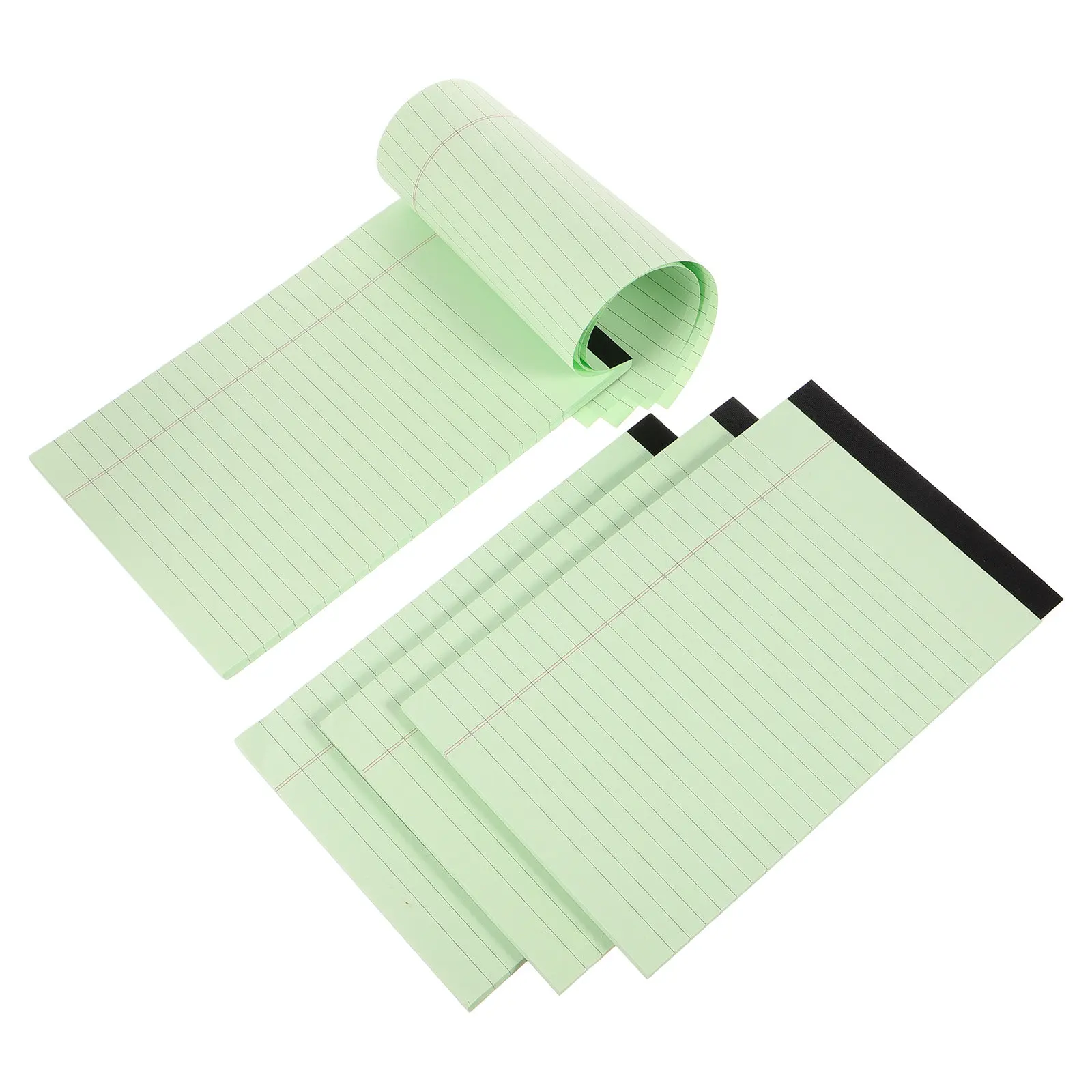 4pcs Compact Tear-Off Memo Pad, Lined Pocket Notepad with Top Space, Portable Office Notebook for Writing & Notes