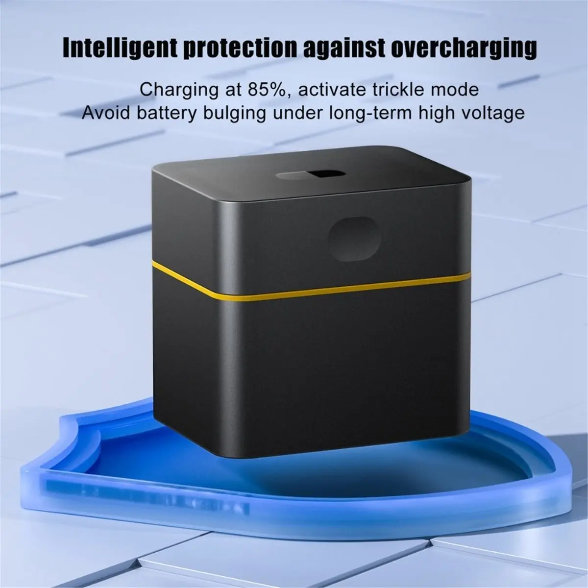 AB52 USB C Battery Charging Case for AA AAA 1.5V Lithium Batteries with Advanced Safety Features