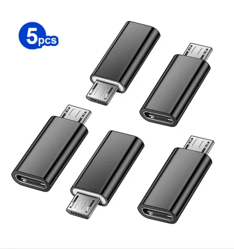 Micro-zu-Typ-C-Android-Adapter-Anschluss für Telefon und Tablet, Micro-USB-Stecker auf Typ-C-Buchse