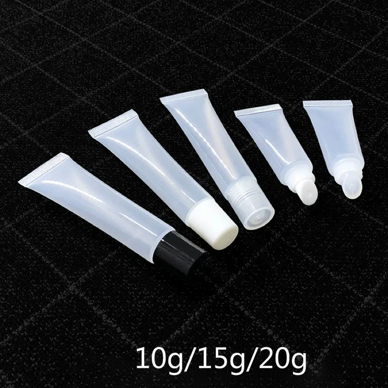 

10g 15g 20g Lip Gloss Refillable Container Plastic Lipstick Cream Bottle Empty 10ml 15ml 20ml Lip Balm Tube