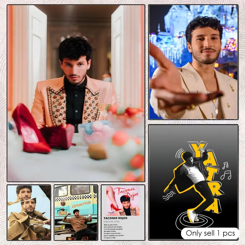Latin Pop Singer S-sebastiAn Yatra Poster HD art sticky wall waterproof home living room bedroom bar aesthetic decoration