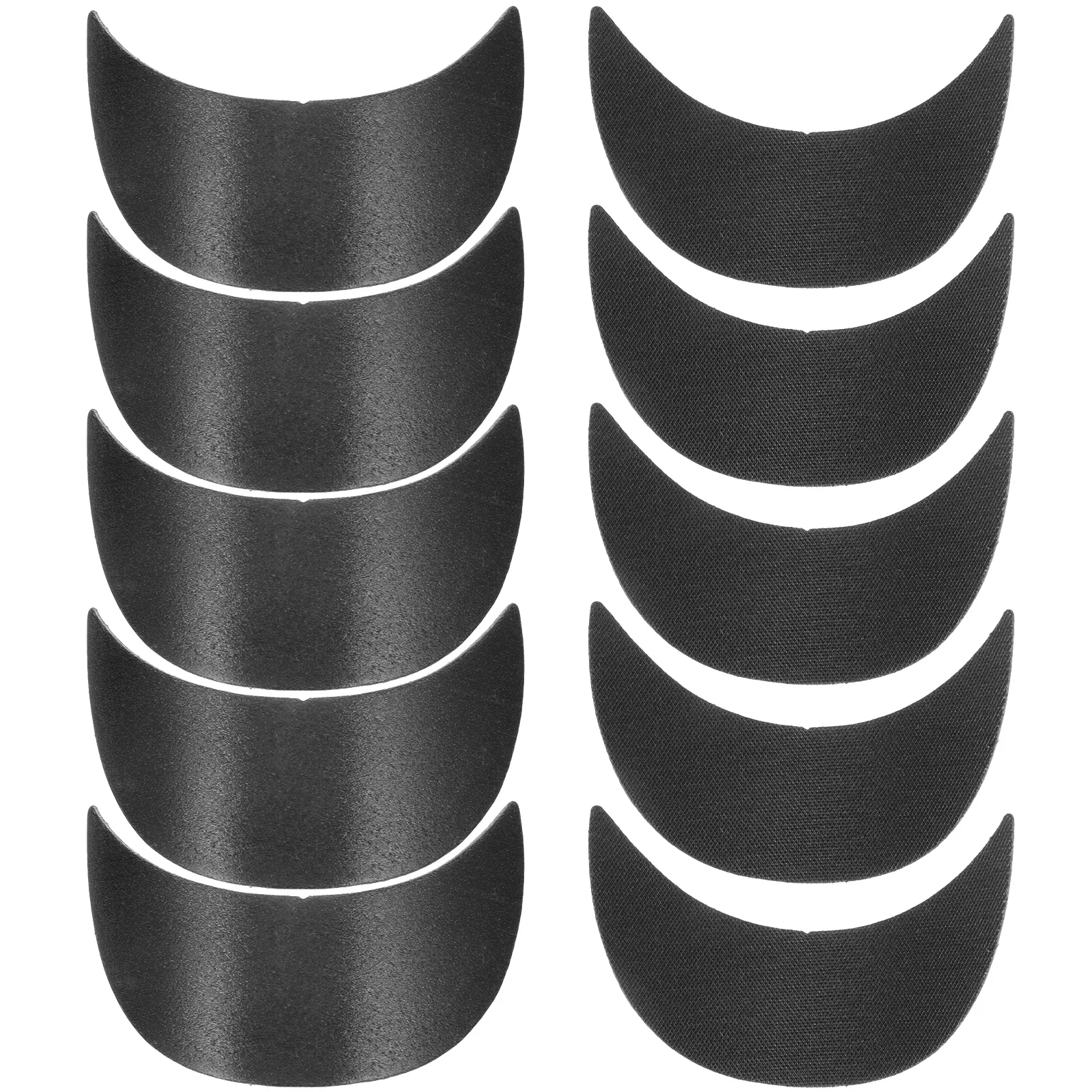 10 Pcs Caps Hat Plastic Cover Visor Board Sun Shield Lining Brim Baseball Inserts Black Replacement Peaked Child