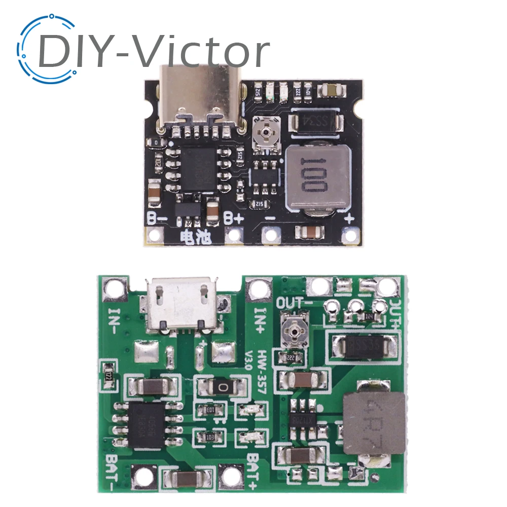3,7 V 4,2 V Lithium-Li-Ion Batterie ladegerät platine DC-DC Step-Up-Boost-Lithium-Batterie-Lade-Step-Up-Board tp4056-Modul
