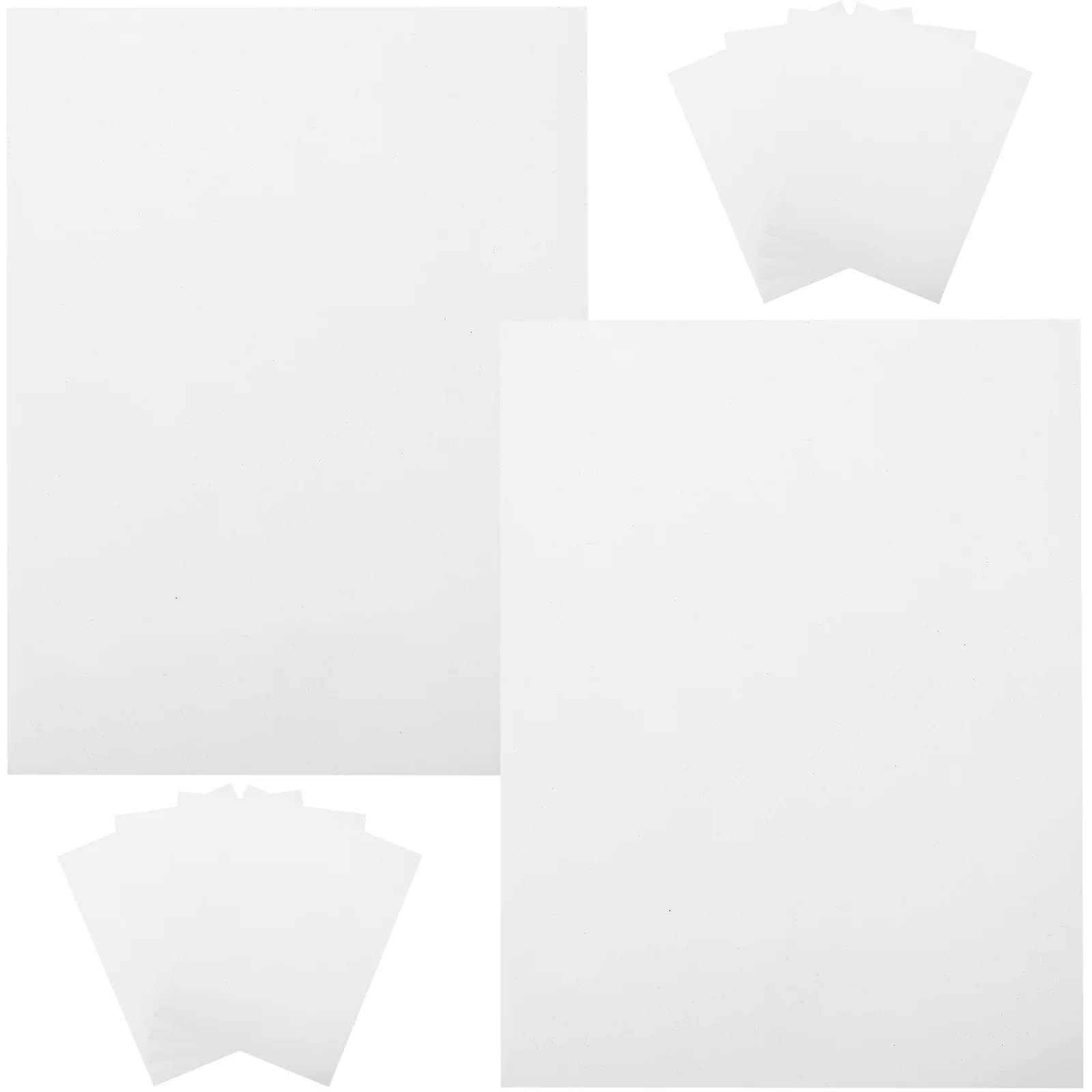 

A4 Double Sided Adhesive Sticker Paper 10 Sheets No Traces Clear Transparent for Crafts DIY Home Office Projects